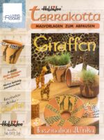Hobbidee Terrakotta Malvorlagen zum Abpausen: Giraffen - Faszination Afrika
