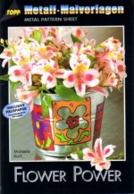 Topp Metall-Malvorlagen: Flower Power, 6304