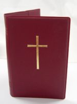 Einsteckhülle für das Neue Gotteslob Weinrot mit Kreuz gold