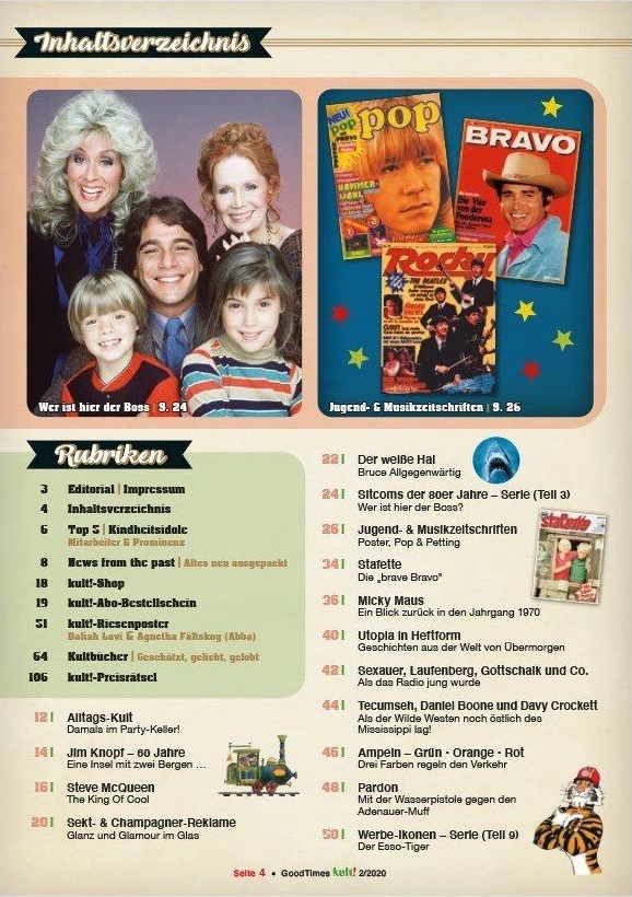 GoodTimes Kult! Magazin 22 - Das Magazin für alles Kultige der 60er, 70er und 80er Jahre – Bild 2